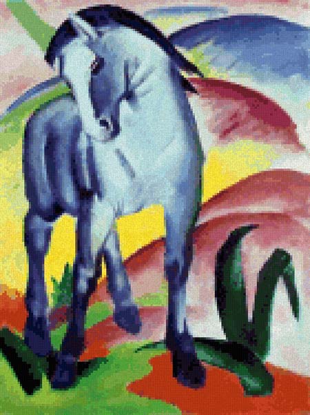 Blue Horse - Franz Marc	