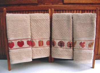 Fall Fingertip Towels