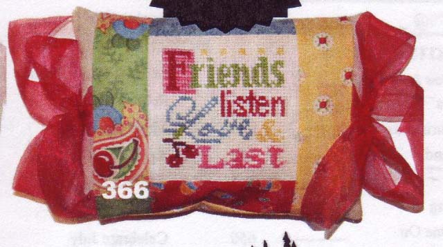 click here to view larger image of Friends Last (counted cross stitch kit)