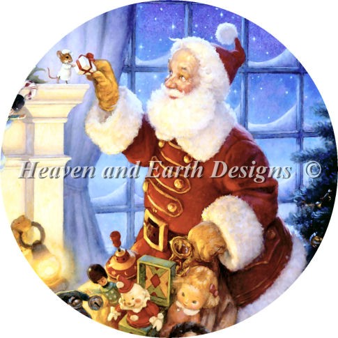 Santa and Mouse - Quick Stitch