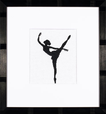 click here to view larger image of Ballet Silhouette 2 (counted cross stitch kit)