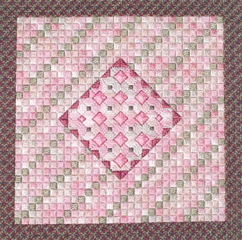 click here to view larger image of Rose Quartz (counted canvas work)
