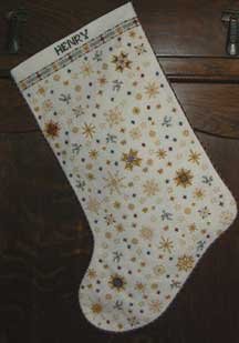 Stars In My Crown Christmas Stocking