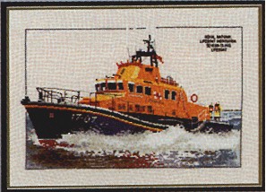 click here to view larger image of Severn Class Lifeboat - Dave Shaw (counted cross stitch kit)