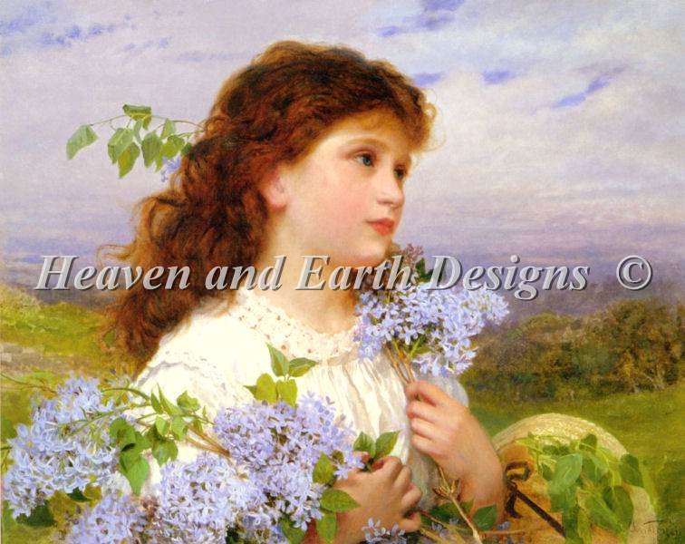 click here to view larger image of Time of Lilacs, The - Sophie Anderson	 (chart)