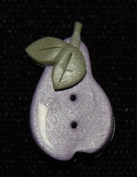 August Eggplant Button