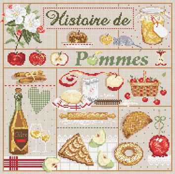 click here to view larger image of Histoire de Pommes (chart)