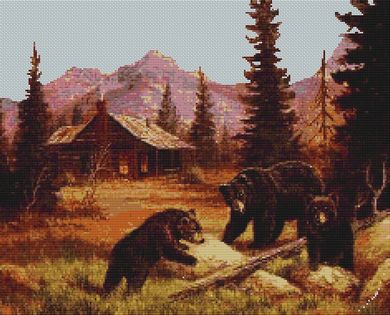 Bears At Cabin