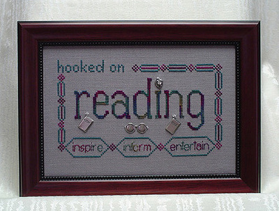 Hooked on Reading  w/charms