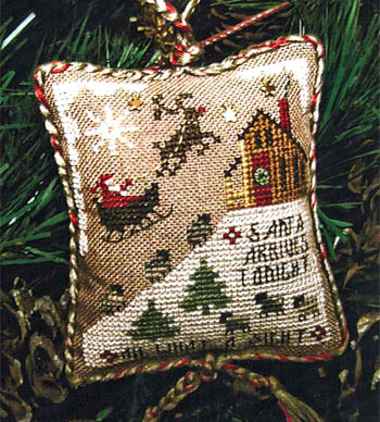 Santa Arrives Tonight (2009 Ornament) w/embellishment
