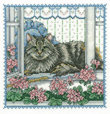 click here to view larger image of Cottage Cat - Joan Elliott (chart)