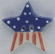 Large Star Flag Button
