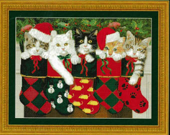 Holiday Stocking Kittens