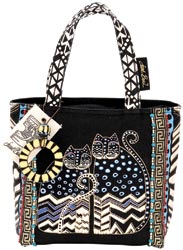 click here to view larger image of Spotted Cats - Medium Tote Zipper Top  (accessory)