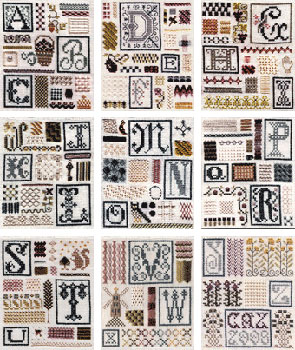 click here to view larger image of Sampler of Stitches - YZ (chart)