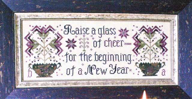 click here to view larger image of Raise A Glass of Cheer (chart)