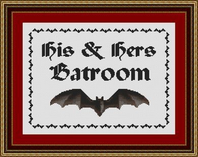 click here to view larger image of His and Hers Batroom (chart)