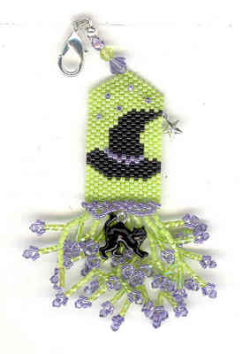 click here to view larger image of Little Witches Fob (counted cross stitch kit)