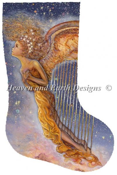 click here to view larger image of Harp Angel Stocking (chart)
