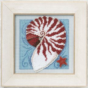 click here to view larger image of Nautilus Shell (counted cross stitch kit)