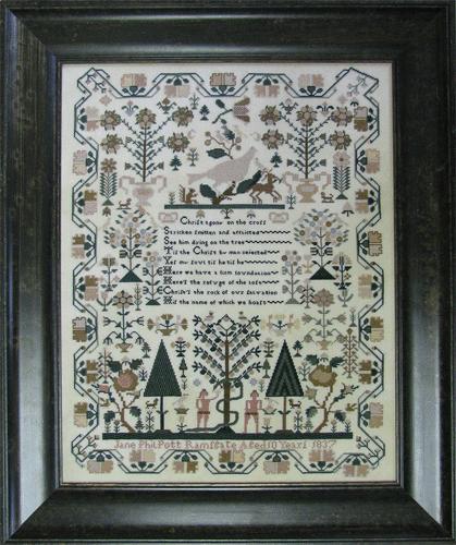 click here to view larger image of Jane Philpott Adam & Eve Sampler (chart)
