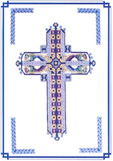 Celtic Sapphire Cross
