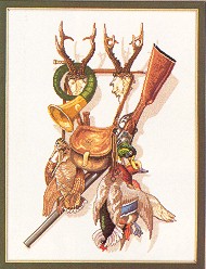 click here to view larger image of Hunting Gear (counted cross stitch kit)