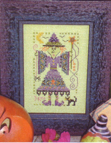 click here to view larger image of Wanda Witch (counted cross stitch kit)