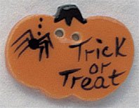 Trick or Treat Pumpkin button