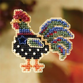 click here to view larger image of Provence Rooster (counted cross stitch kit)