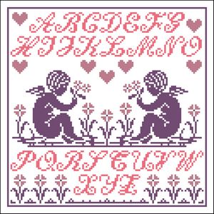 click here to view larger image of Little Angel Sampler (chart)