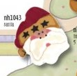 click here to view larger image of Santa Button (buttons)