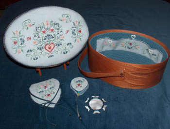 Keep Love In Thy Heart - Shaker Sewing Box