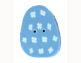 Blue Egg button (small)