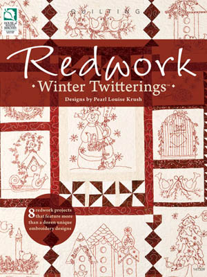 Redwork Winter Twitterings