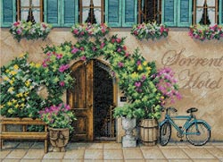 click here to view larger image of Sorrento Hotel (counted cross stitch kit)