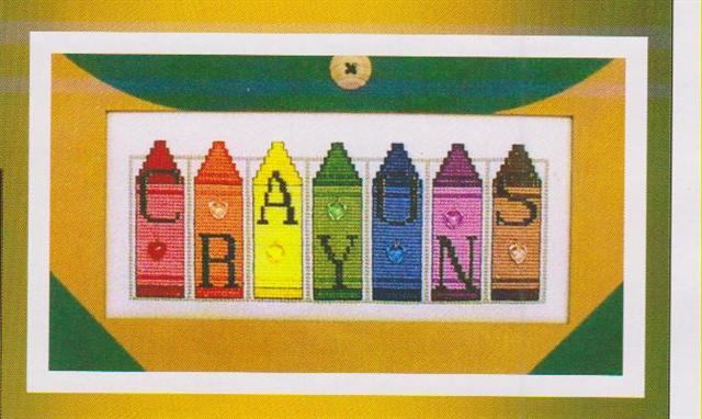 click here to view larger image of Crayons (Jelly Mini Blocks) (chart)