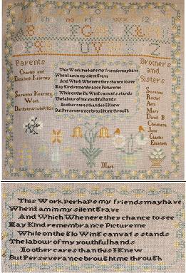 click here to view larger image of Susanna Kearney Sampler 1826 - Constant Stitcher (chart)