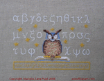 click here to view larger image of Greek ABC Little Owl  (chart)