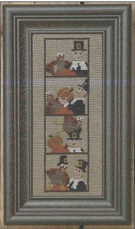 click here to view larger image of Pilgrim Pals - Photobooth (counted cross stitch kit)