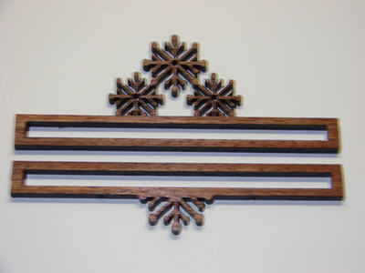 Snowflake Bell Pull  (4 inch)