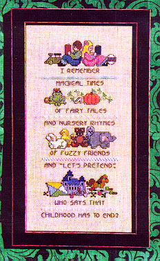 click here to view larger image of Childhood Memories Sampler (chart)