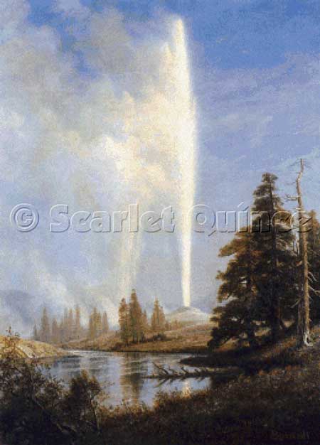 click here to view larger image of Old Faithful - Albert Bierstadt (chart)