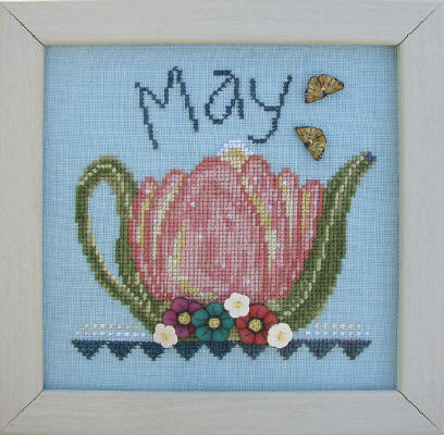 click here to view larger image of Tea Pot - May (button pack)