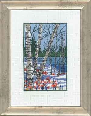 click here to view larger image of Winter Forest (counted cross stitch kit)