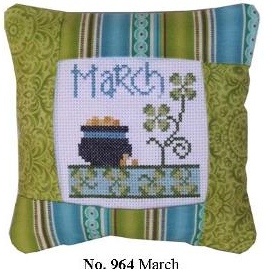 March Small Pillow
