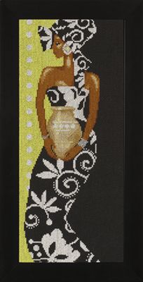 African Lady with Vase - 27ct