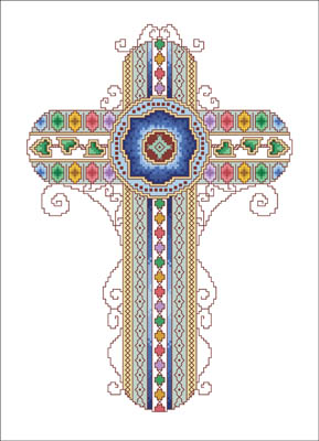click here to view larger image of Byzantine Cross (chart)