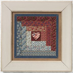 click here to view larger image of Log Cabin  (2011) (counted cross stitch kit)