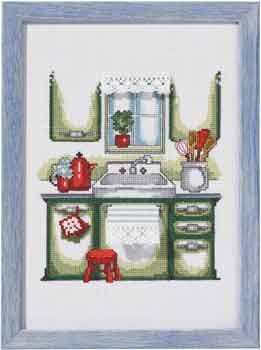 click here to view larger image of Kitchen (counted cross stitch kit)